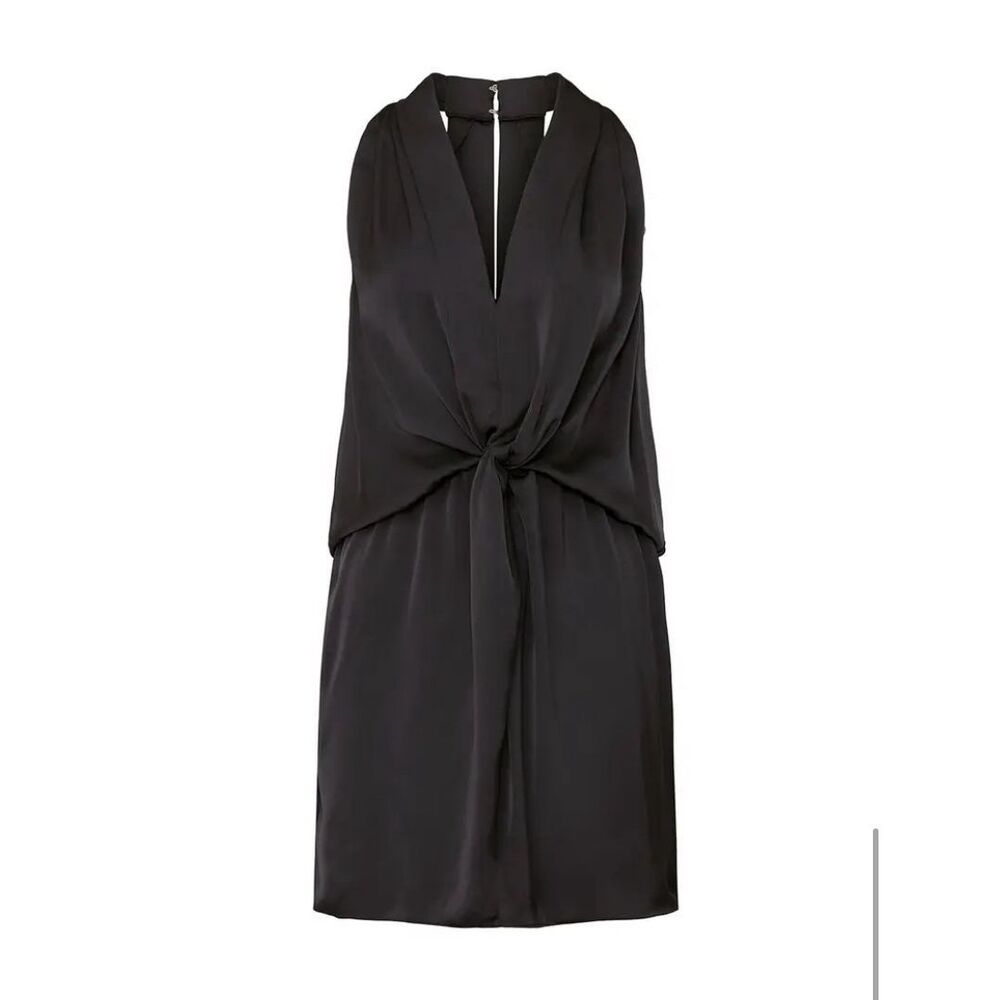 Ramy Brook Black Knotted‎ Marie Dress Size 0 $395 MSRP